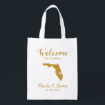 Sacola Ecológica Flórida Wedding Bag para convidados de hotel, Bols<br><div class="desc">Saco de presentes de boas-vindas de fim de semana para convidados fora da cidade para o seu casamento,  apresentando a imagem da Flórida,  com coração que você pode colocar no local exato. Preencha o bolsa com seus guloseimas favoritos.</div>
