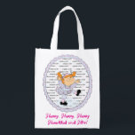 Sacola Ecológica Hanukkah Happy<br><div class="desc">Hanukkah Happy, saco branco de dois lados. Todos os elementos design podem ser editados. Todo o texto editável pode ser excluído e substituído por sua própria mensagem. Use a cor, o tamanho e o estilo da sua fonte favorita. Feliz Hanukkah/Chanukah! Estilo: Bag Reutilizável Vá verde e salve o planeta com...</div>