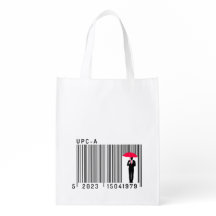 Homem Elegante segurando um código de barras guard