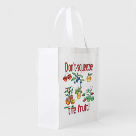 Sacola Ecológica Não aperte a Fruta!