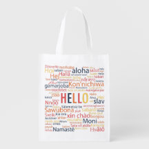 Olá em outro idioma.