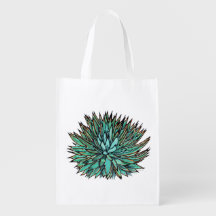 Os bolsas do mercado - agave verde Spiky