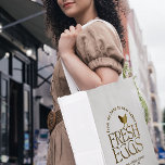 Sacola Ecológica Ovos Frescos, Dourados, Galinha, Bolsa<br><div class="desc">Esta maravilhosa bolsa de tote se dobra e se junta ao ajustado da bolsa ou bolsa, fazer que seja fácil puxar a qualquer momento que for necessário. É perfeito para anunciar seu negócio, ou para dar aos donos de galinha em sua vida. Encha-o com presentes (como a nossa camiseta correspondente)...</div>