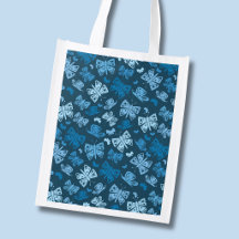 Padrão de borboleta azul