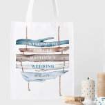 Sacola Ecológica Praia Personalizada, Bag de Boas-vindas do Casamen<br><div class="desc">Personalize como você gosta dessa bela bolsa de boas-vindas da praia / náutica ou bolsa de acolhimento! Personalizar o texto como quiser, nosso texto é simplesmente um exemplo. Capacidade de usar caixas de texto modelo em "Personalizar este modelo" para adicionar facilmente sua mensagem. Opção para selecionar "Editar usando a Ferramenta...</div>