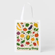 Saco de Compras Reutilizável de Frutas e Legumes