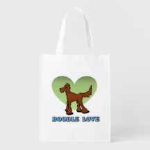 Saco reusável temático do Doodle