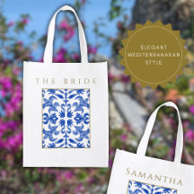 Sacos de Tote de Festa de solteira na moda Mediter