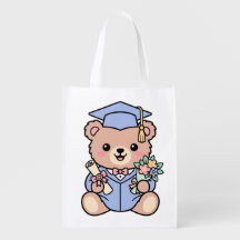 Urso de Graduação Kawaii com Diploma Presente Fofo