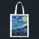 Sacola Ecológica Vincent Van Gogh é a Noite Estrelada<br><div class="desc">Mergulhe na beleza hipnotizante da Noite Estrelada de Vincent Van Gogh com esta impressão de arte reprodutiva de alta qualidade. Possuir uma história artística e deixar o brilhantismo da obra-prima de Van Gogh iluminar os seus arredores.</div>