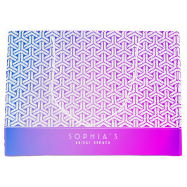 Sacola Para Presentes Grande 毘 沙 門 亀 甲 KIMONO Gift Bag Japonês