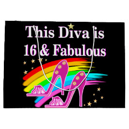 SACOLA PARA PRESENTES GRANDE 16.ª RAINHA DE CALÇADO DE PINCO