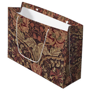 Sacola Para Presentes Grande 1876 Vintage William Morris Honeysuckle