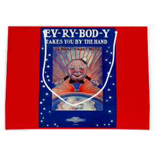 Sacola Para Presentes Grande 1919 Ev-Ry-Bod-Y leva você pela folha de música