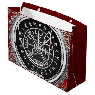 Sacola Para Presentes Grande [220] Vegvisir - Bússola mágica virada para prat