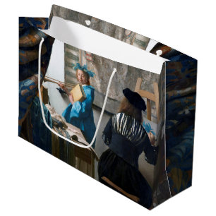 Sacola Para Presentes Grande A Arte da Pintura, Johannes Vermeer