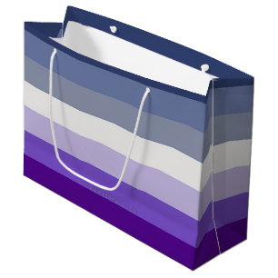 Sacola Para Presentes Grande A bandeira do orgulho lésbico butch SlipperyJoe re