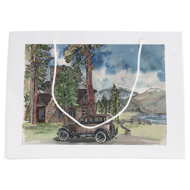 Sacola Para Presentes Grande A Boa Vida (Frente)