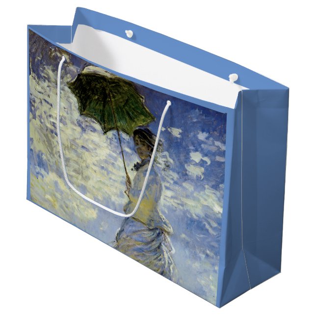 Sacola Para Presentes Grande A Caminhada, Senhora com Parasol (Frente inclinada)