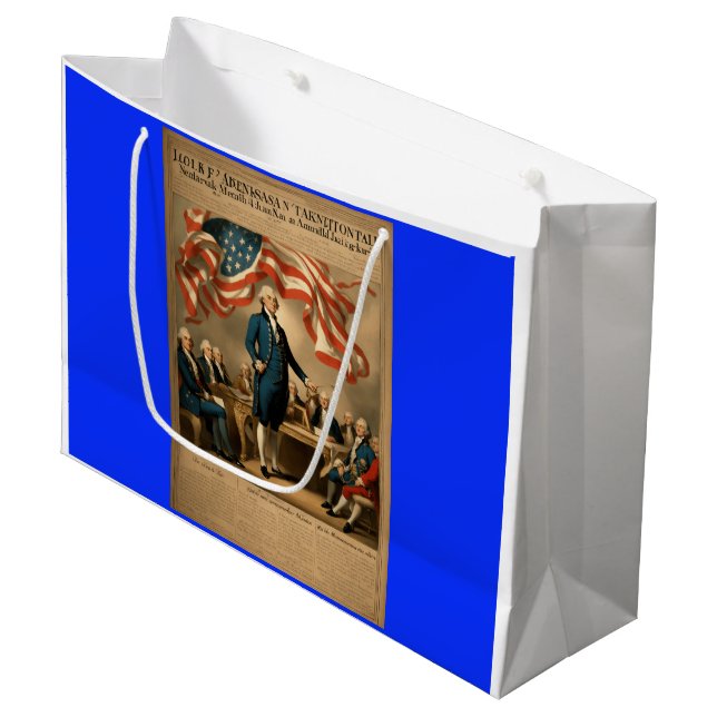 Sacola Para Presentes Grande A Edição da Liberdade (Frente inclinada)