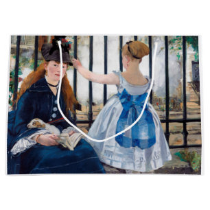 Sacola Para Presentes Grande A ferrovia, Edouard Manet
