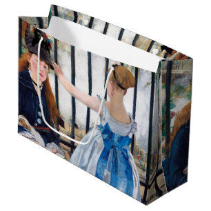 Sacola Para Presentes Grande A ferrovia, Edouard Manet Large Gift Bag