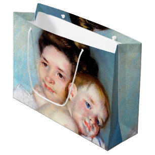 Sacola Para Presentes Grande A Jovem Mãe, Cassatt Large Gift Bag