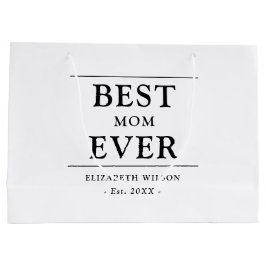 Sacola Para Presentes Grande A melhor mãe jamais presente