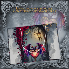 Sacola Para Presentes Grande A Moonlit Invitation –Love Turns the Gears of Time