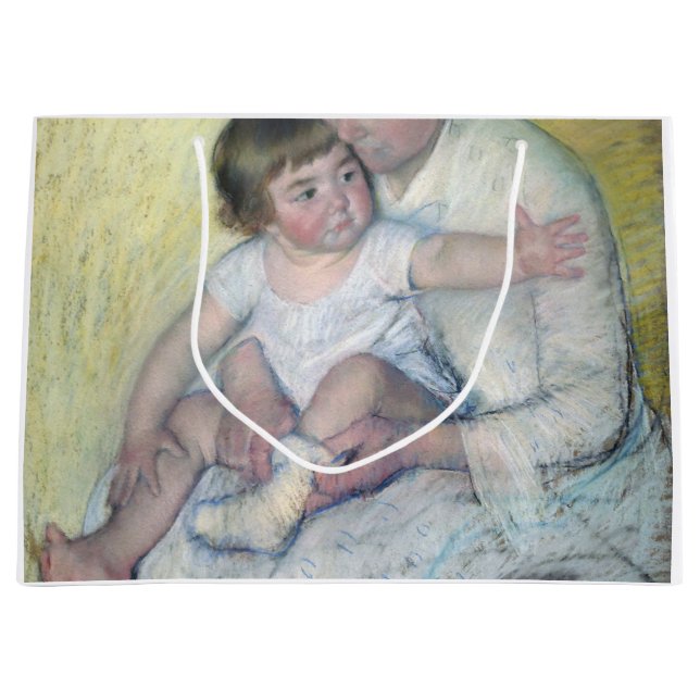 Sacola Para Presentes Grande A Parada, Mary Cassatt (Frente)