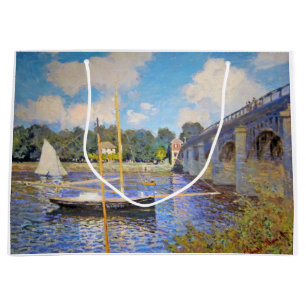 Sacola Para Presentes Grande A ponte na Argentina, Monet