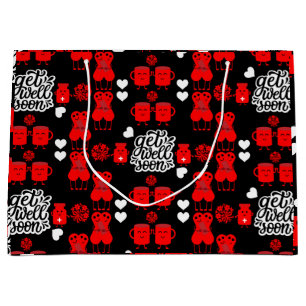 Sacola Para Presentes Grande A recuperação de saúde vai ficar bem em breve