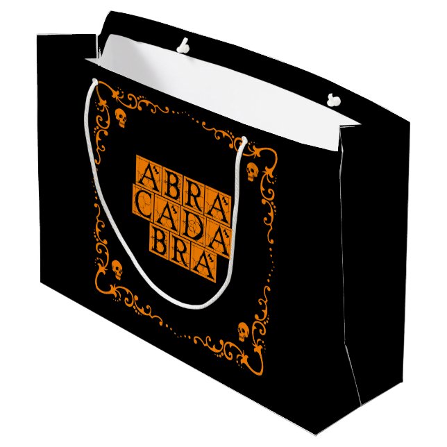 Sacola Para Presentes Grande Abracadabra Magic Word Bag Gift (Verso inclinado)