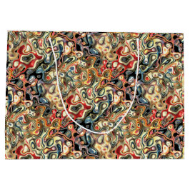 Sacola Para Presentes Grande Abstrato Art Gift Bag