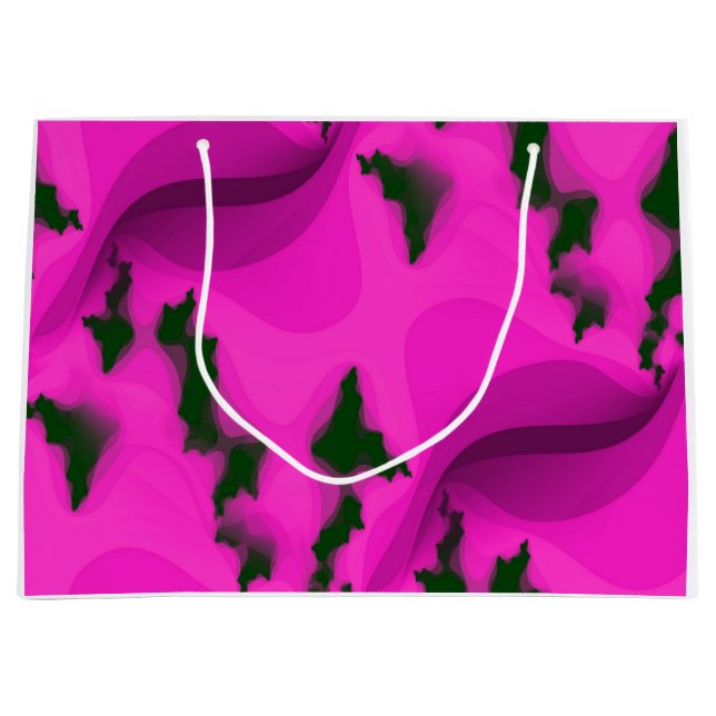 Sacola Para Presentes Grande Abstrato DE ÁGUA (Frente)