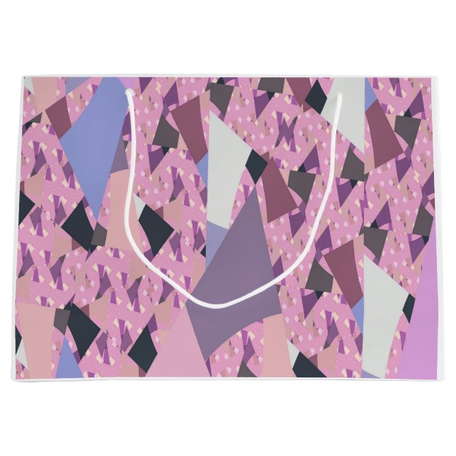 Sacola Para Presentes Grande Abstrato DO SUNSET SAILS (Frente)