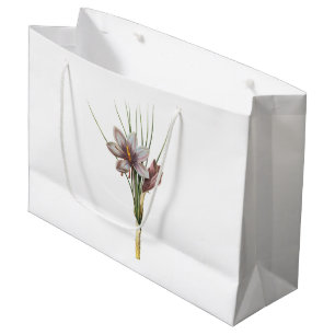 Sacola Para Presentes Grande açafrão de açafrão (açafrão sativus) por Red