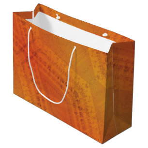 Sacola Para Presentes Grande Aceitação Padrão do Shibori Amarelo Vermelho Lar