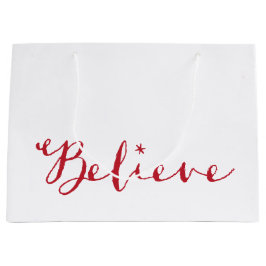 Sacola Para Presentes Grande Acredite