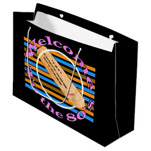 Sacola Para Presentes Grande Admitir um tíquete - ao anos 80 