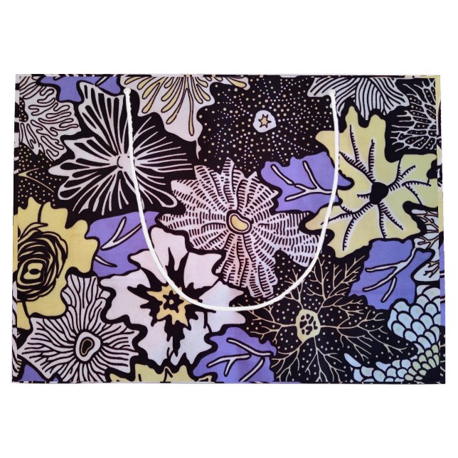 Sacola Para Presentes Grande African Print (Frente)