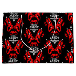 Sacola Para Presentes Grande Agente Especial Kid