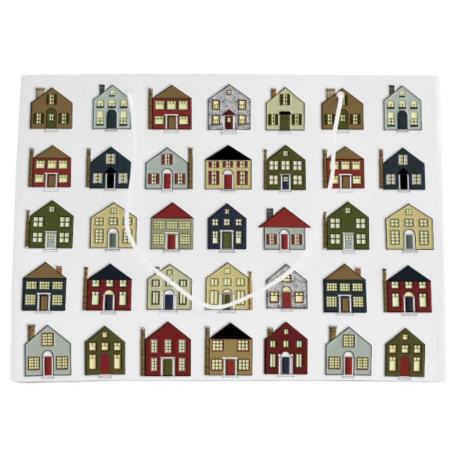 Sacola Para Presentes Grande Agente imobiliário (Frente)