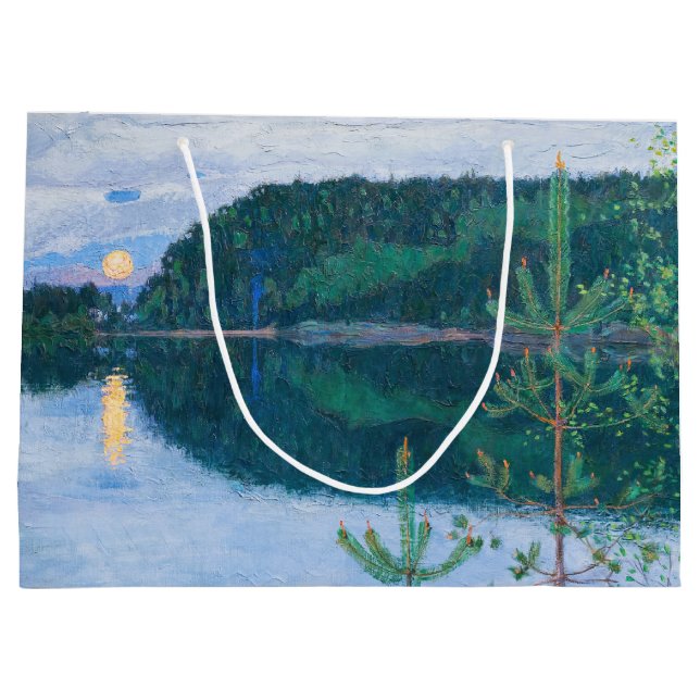 Sacola Para Presentes Grande Akseli Gallen-Kallela - Primavera Night (Verso)