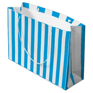 Sacola Para Presentes Grande Albatroz Azul e Branco Strike