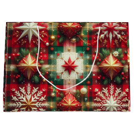 Sacola Para Presentes Grande Alegria de Natal