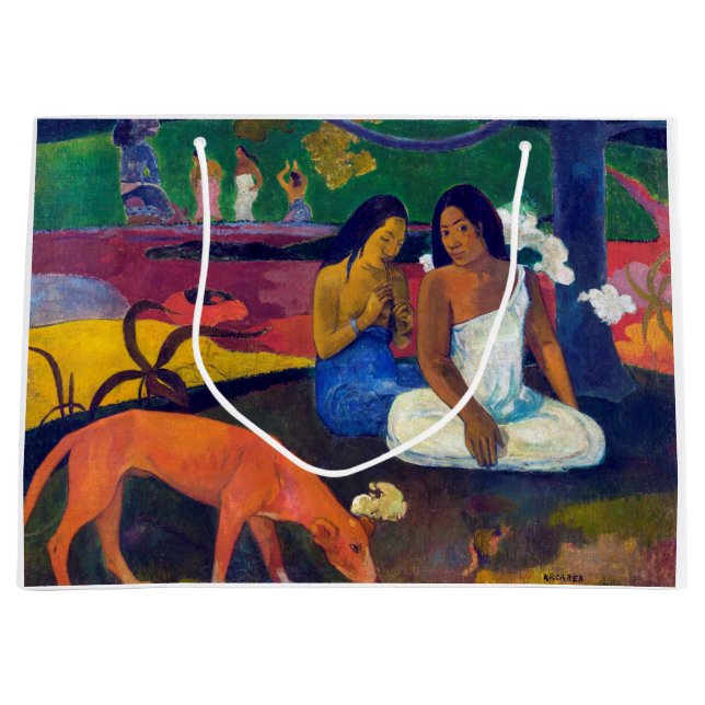 Sacola Para Presentes Grande Alegria, Gauguin (Frente)