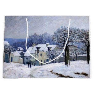 Sacola Para Presentes Grande Alfred Sisley - Coloque Chenil em Marly, Efeito da