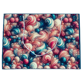 Sacola Para Presentes Grande Algodão torcido