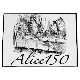Sacola Para Presentes Grande Alice150 Alice aniversário do país das maravilha